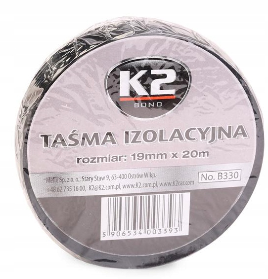 

K2 Taśma Izolacyjna 19mmX20m Hit