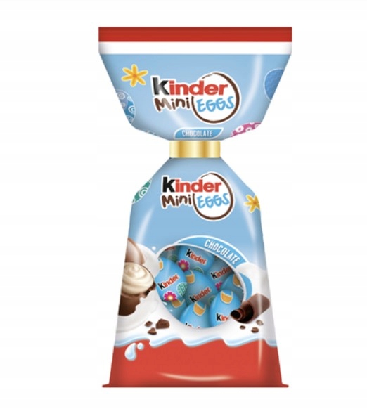 Levně Kinder Mini Eggs Čokolády s mléčnou náplní 85 g 24 kusů