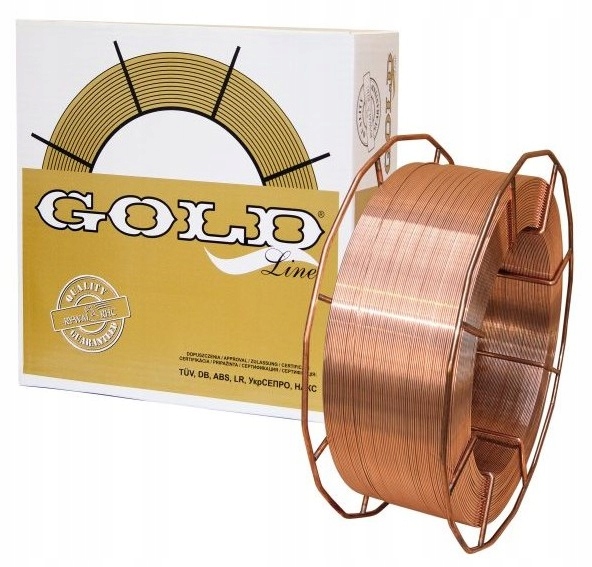 Svařovací drát SG2 G3Si1 1,2 mm 15 kg Mig Mag Gold DRG.12
