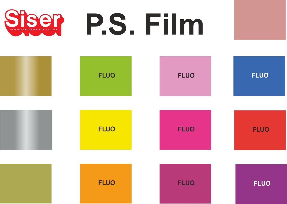 

Folia Flex Siser PS.Film 100x50cm Gold Silver Fluo