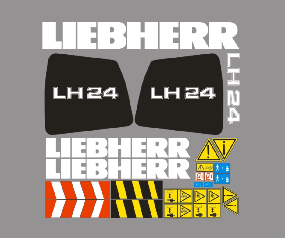 Samolepky Liebherr Lh 24