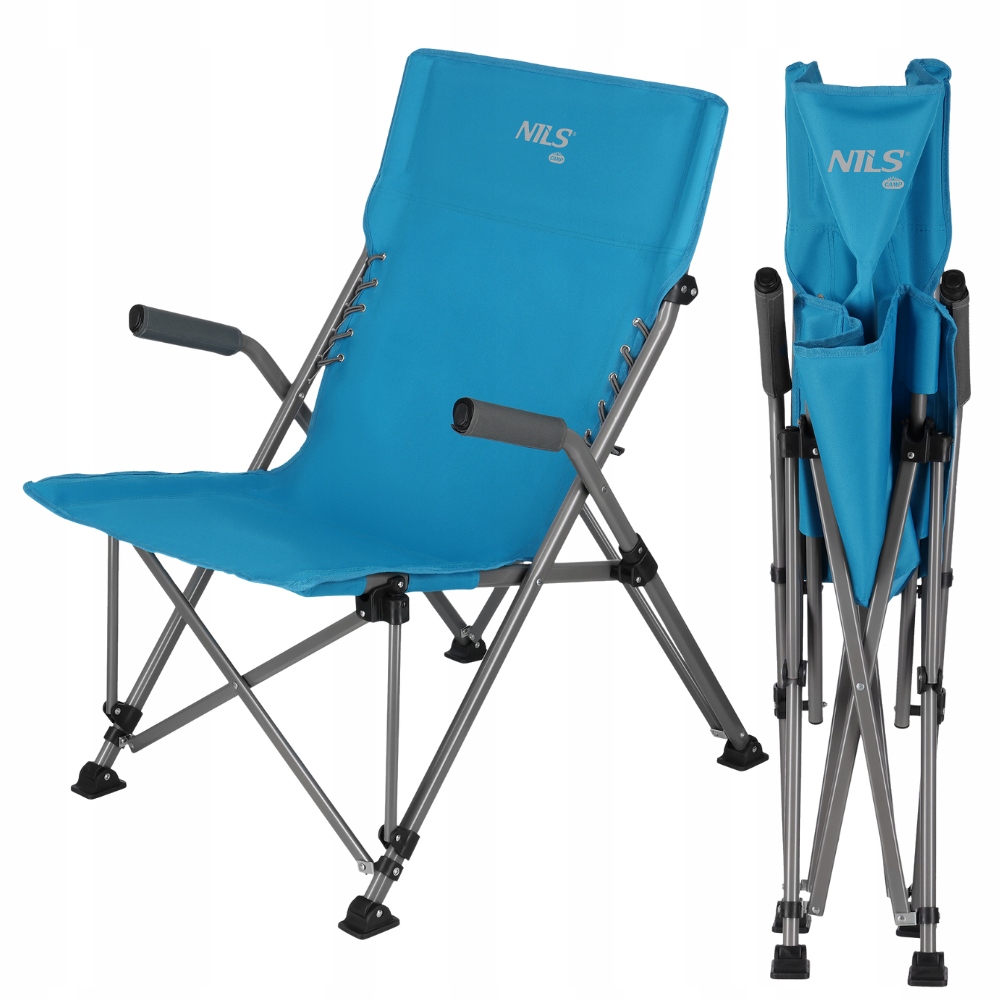 Turistické skládací křeslo na plážové zahradní rybářské křeslo Nils