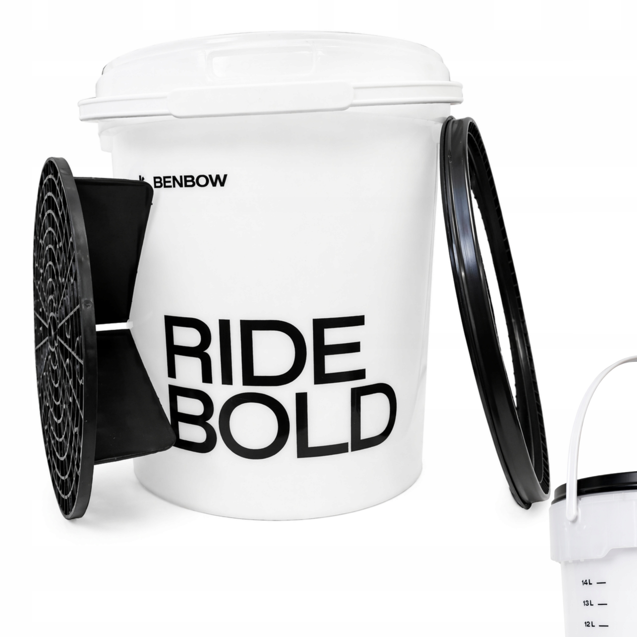 Wiadro Detailingowe Separator Brudu pokrywka Ride Bold Z Podziałką!