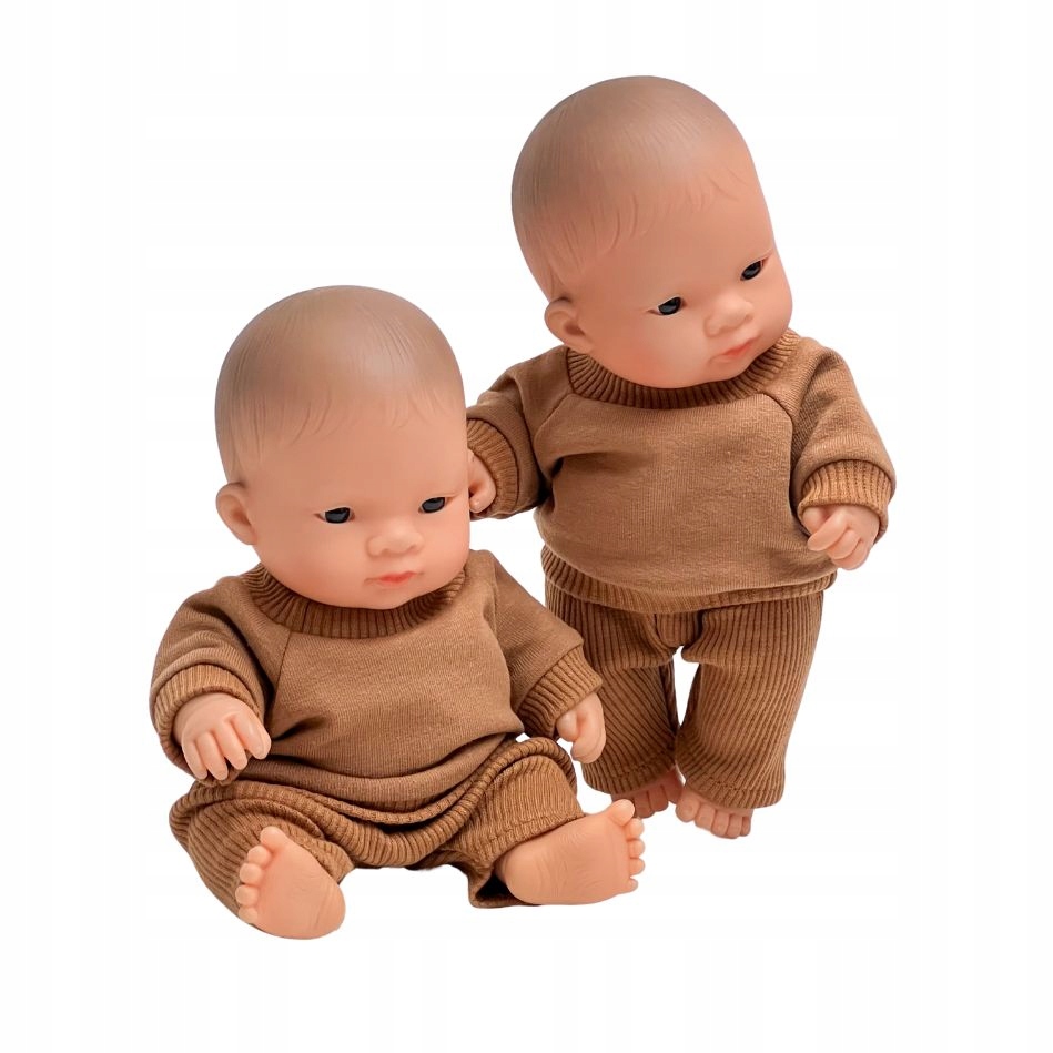 Dres dla lalki Miniland 21cm, cynamon, prezent dla dziewczynki Kod producenta MIN21_0079