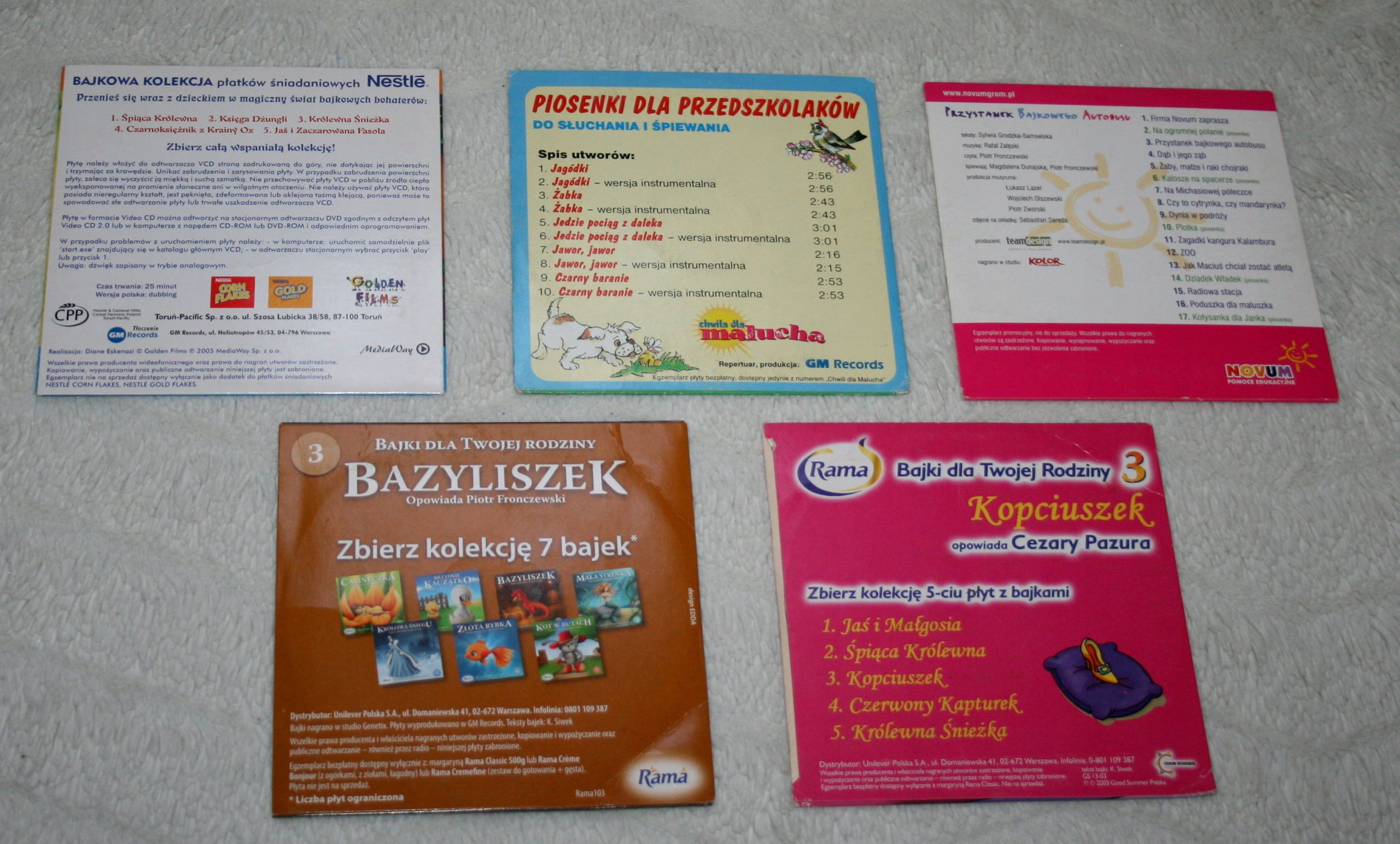 BAJKI DLA TWOJEJ RODZINY AUDIOBOOK 5 PŁYT Wydawnictwo inne