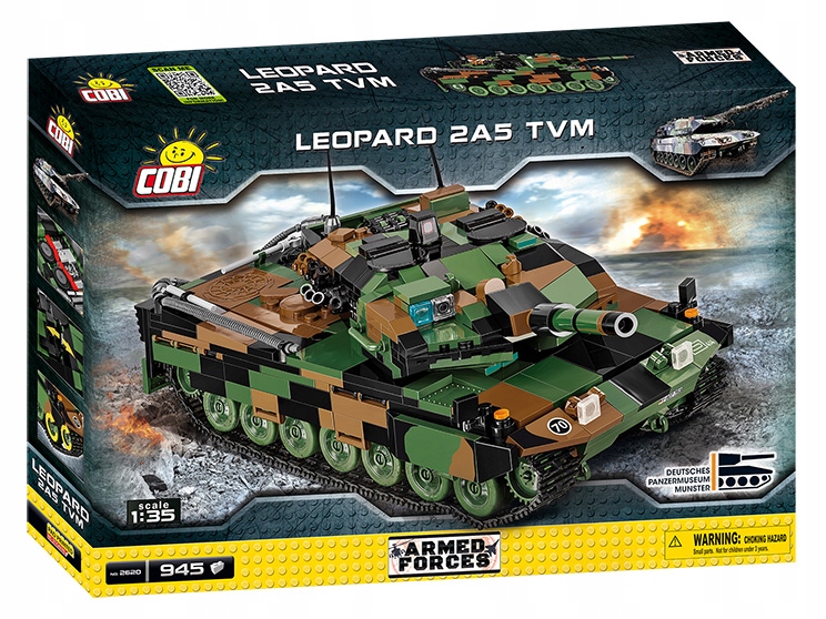 COBI 2620 CZOŁG LEOPARD 2A5 TVM KLOCKI Marka Cobi