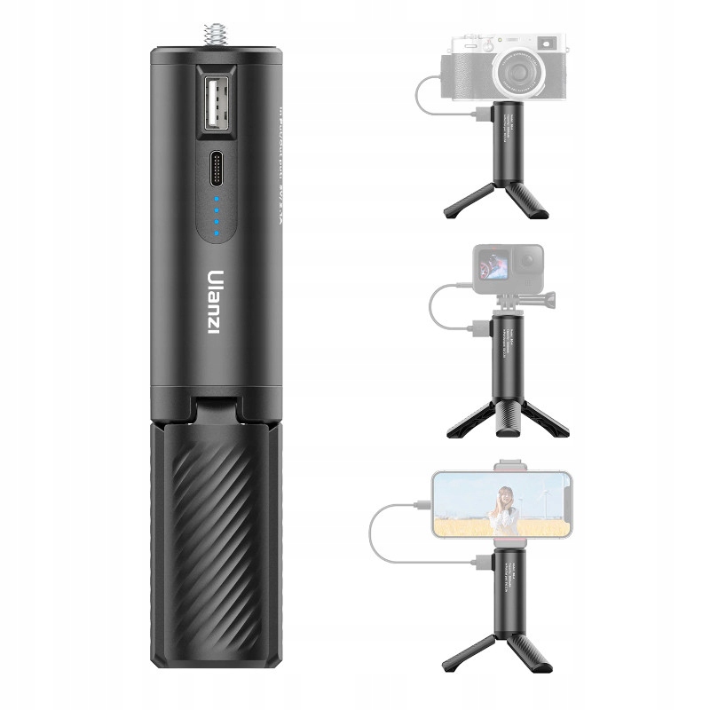 

Mini statyw Ulanzi BG-4 z powerbankiem 5000mAh Usb