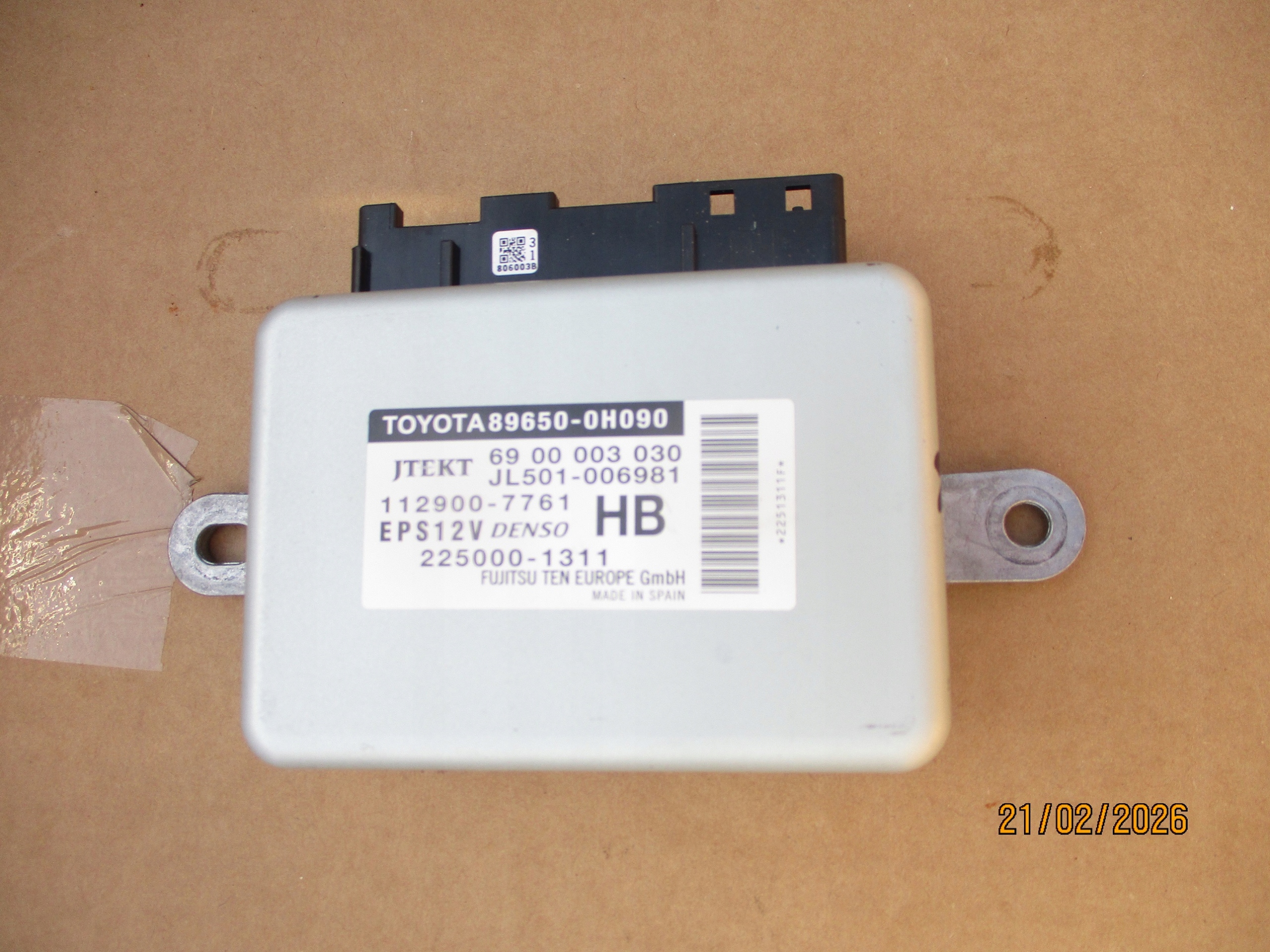 PEUGEOT 108 CITROEN C1 AYGO II MODUŁ WSPOMAGANIA