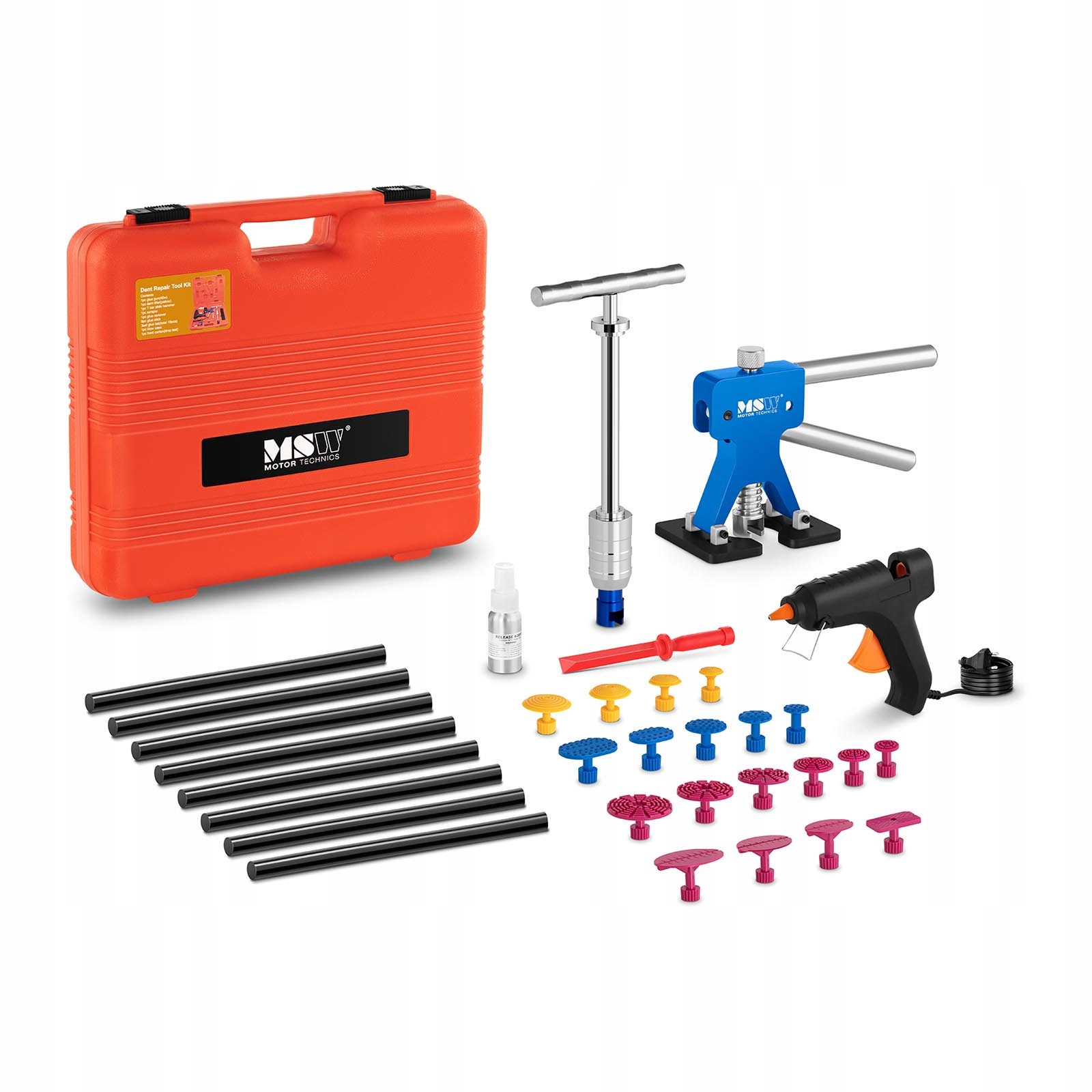 Sada Pdr na vyťahovanie drážok Profi 33 prvkov MSW-DENTPULLER.SET2