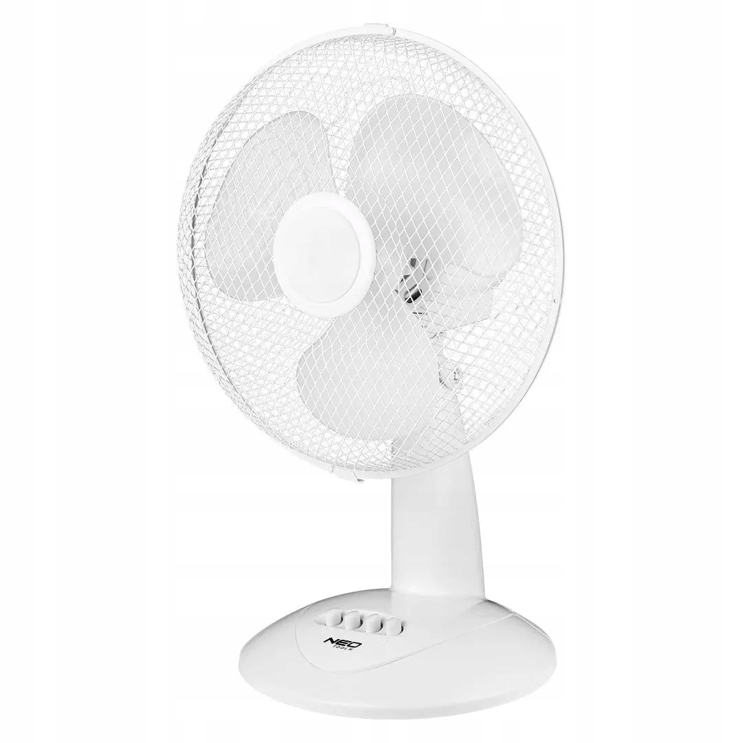 Stolní ventilátor bílý 40 cm, průměr 45 W, 90-011 Neo Tools