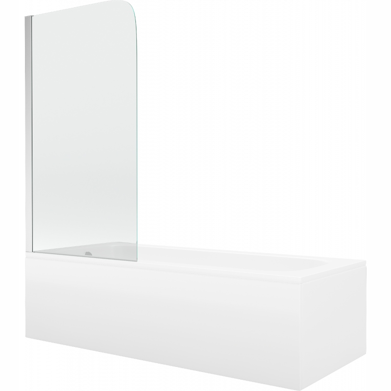 Mexen Vega obdélníková vana 160 x 70 cm s zástěna