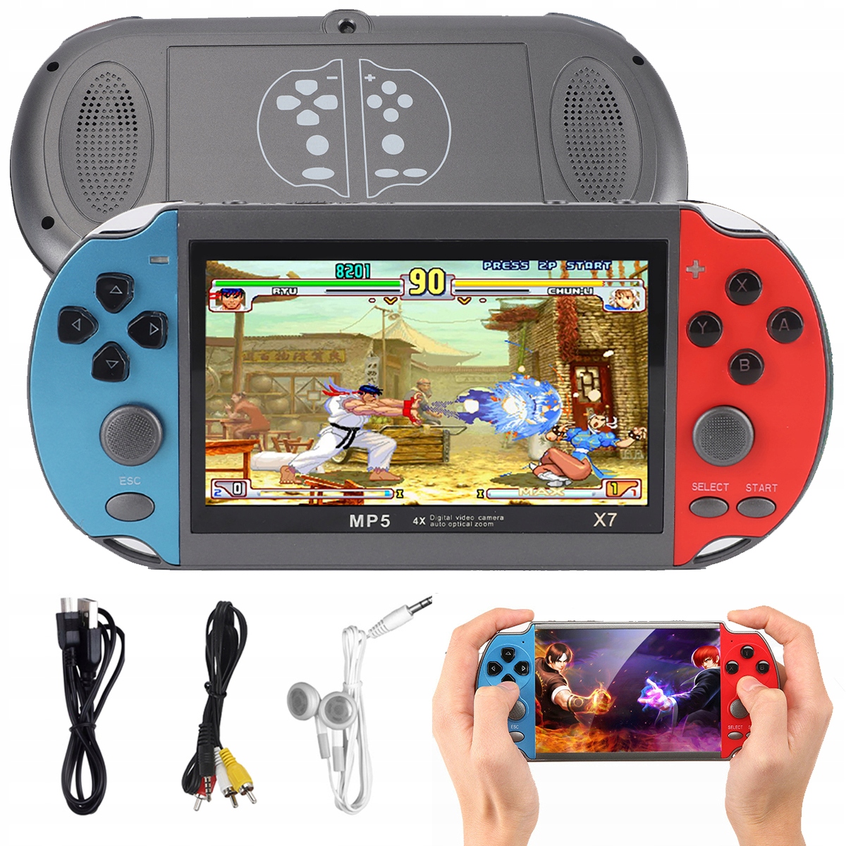 Konsola Retro 1000 Gier Przenośna Telewizyjna Bezprzewodowa Mini Gra Do Tv