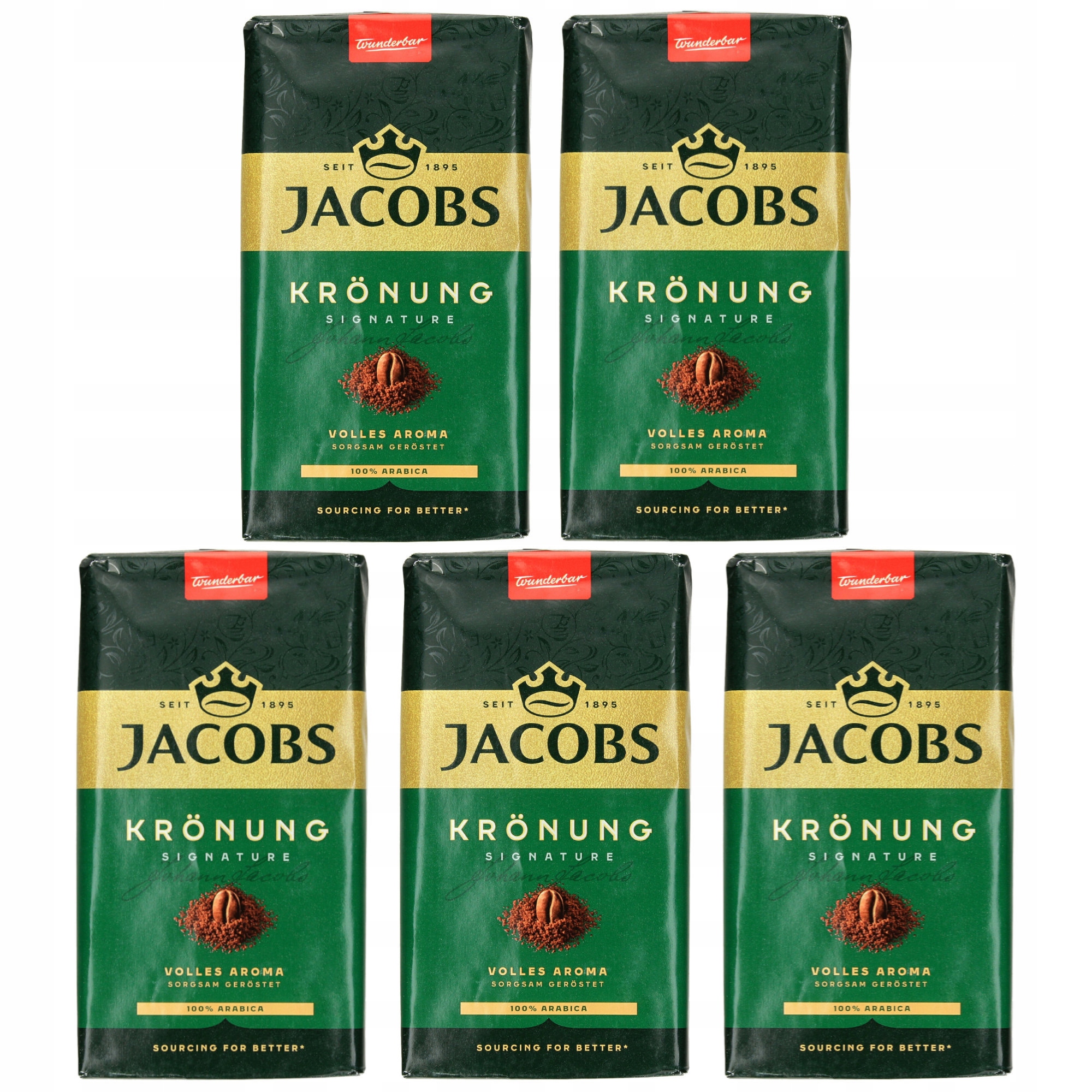 Kawa mielona Jacobs Kronung 5 x 500g