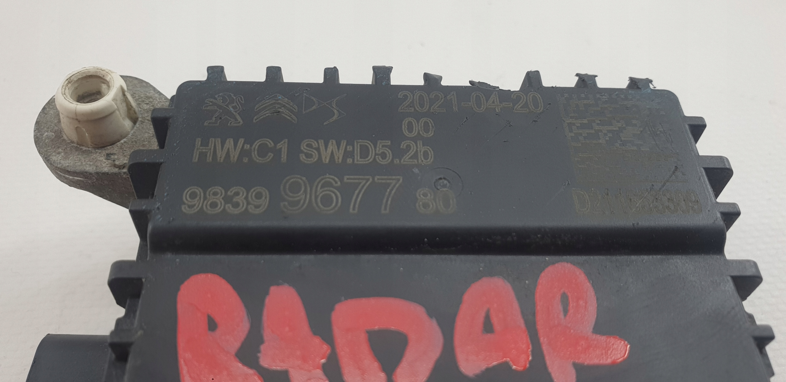 PEUGEOT 508 II modulo SENSOR RADAR DISTRONIC 9839967780 GT LINE