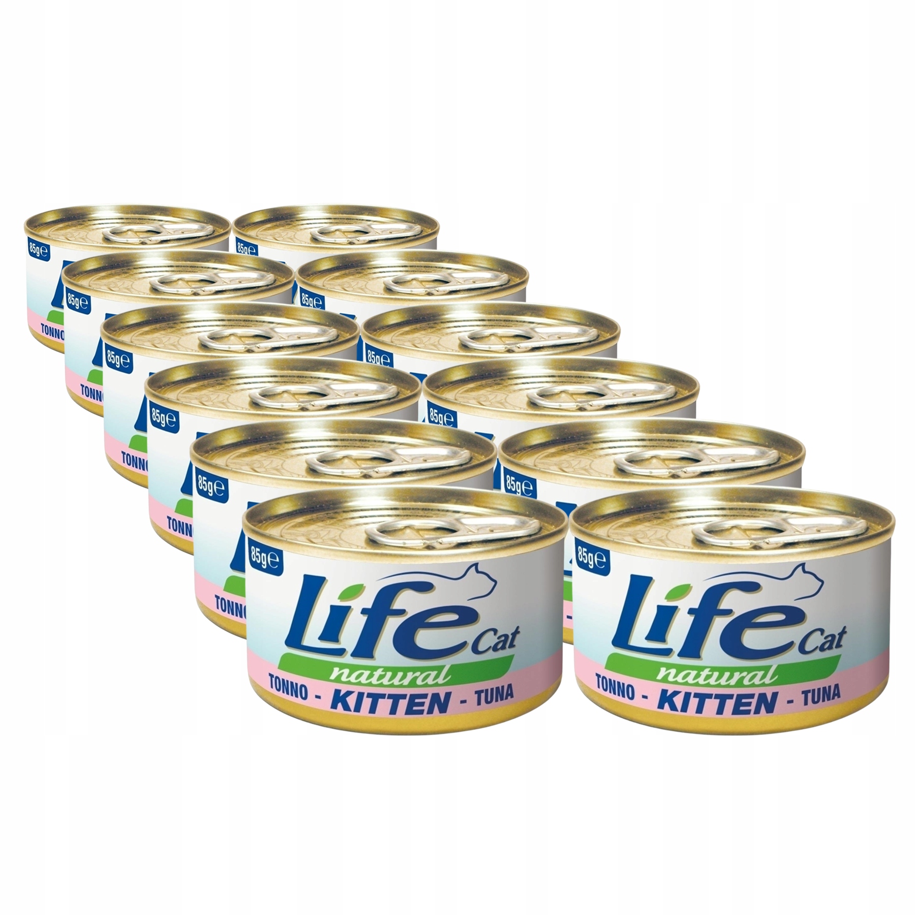 Levně Life Cat Natural Kitten Krmivo pro koťata konzerva Set 12x85 g tuňák
