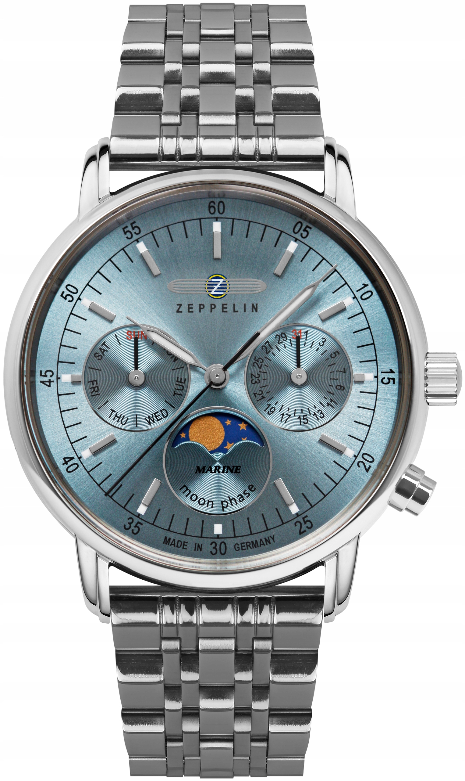 Nové Originální dámské hodinky Zeppelin Lz 14 Marine 8637M-3 quartz