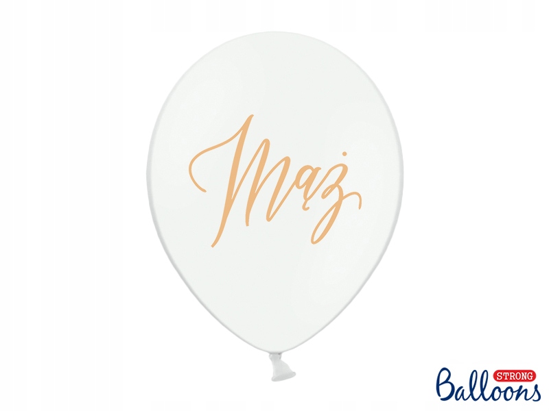 

Balony 30cm Mąż Pastel biały 50 szt