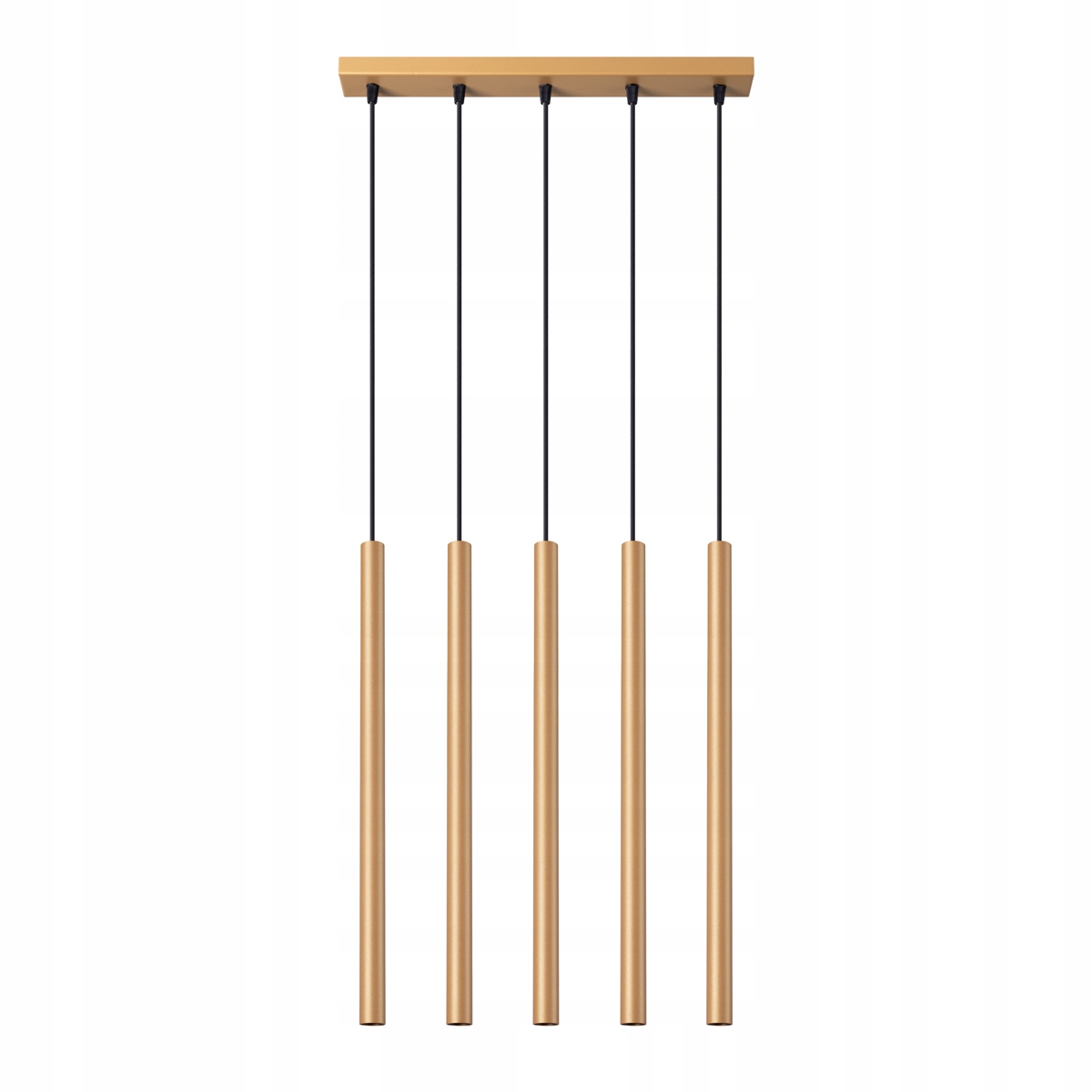 Závesná stropná lampa Zwis 5x G9 Tubulárny luster Zlatá Pastelo Sollux