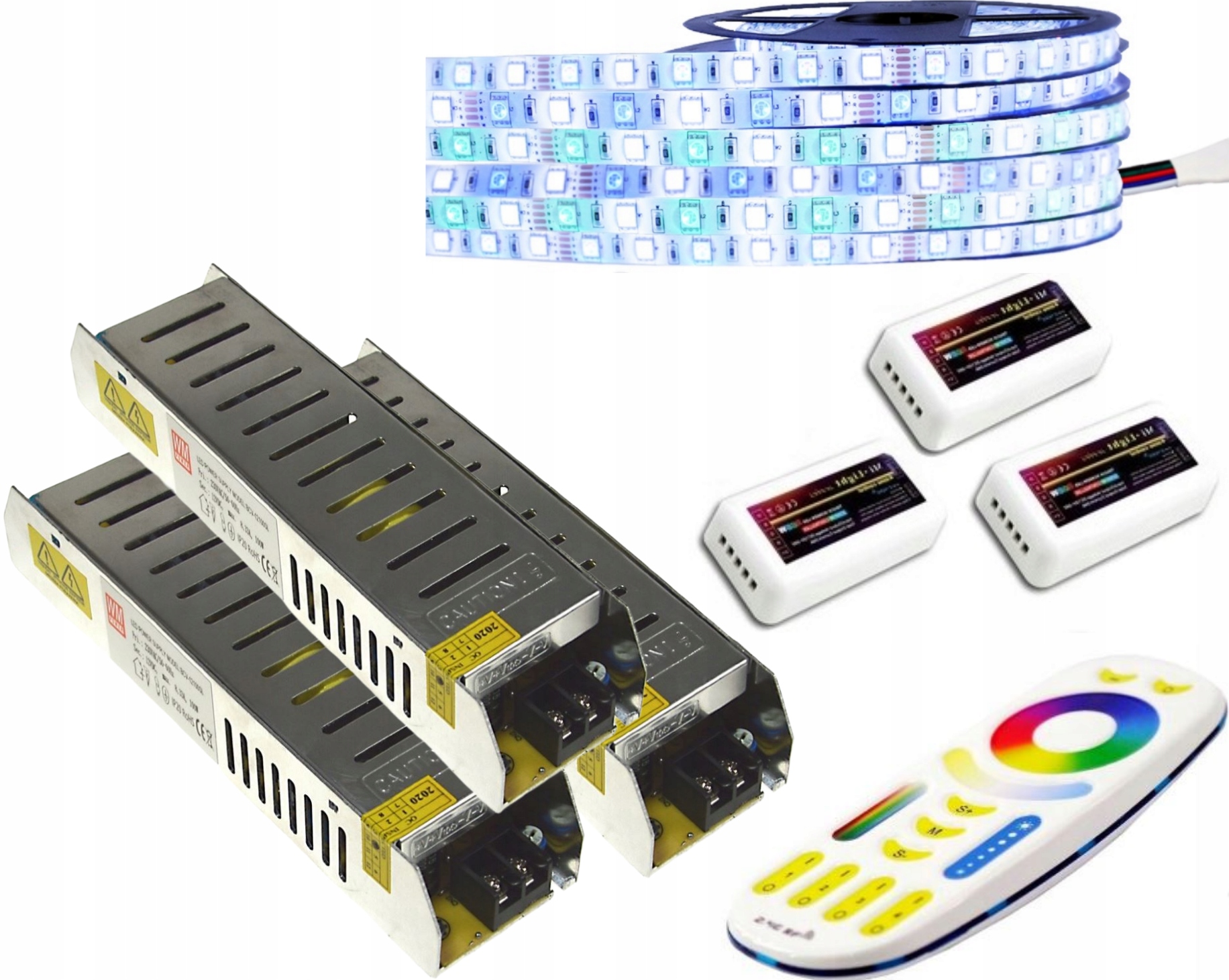 Sada Led pásků Rgbw IP65 Mi-Light Premium 30 m