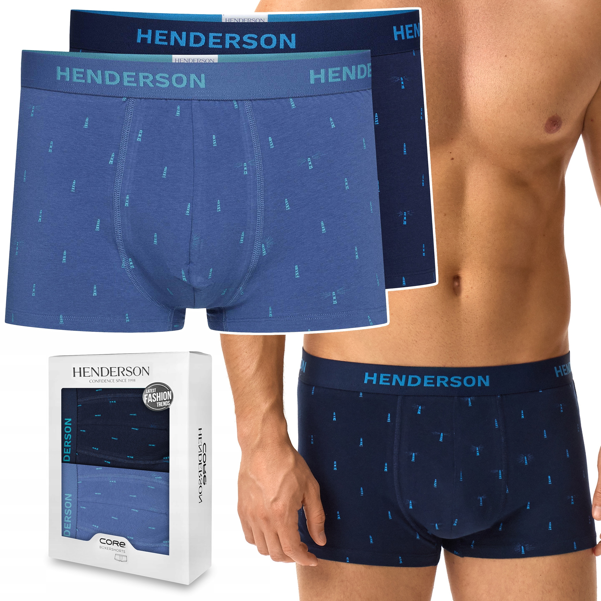 Henderson Joy 41924 pánské boxerky slipy bavlněné 2-PAK XL