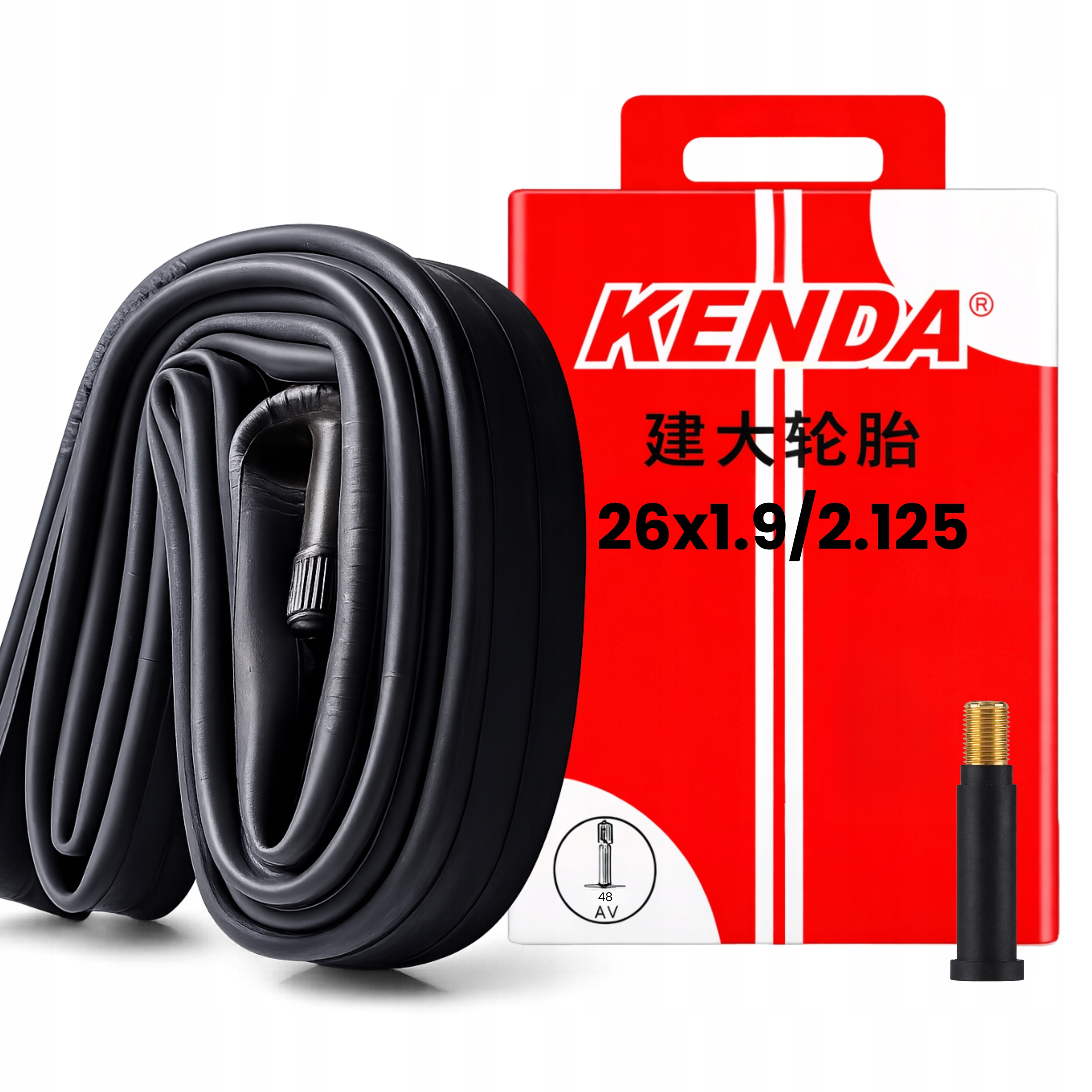 Dętka Rowerowa Kenda 26x1,9/2,125 AV-48MM Wentyl Samochodowy Schrader