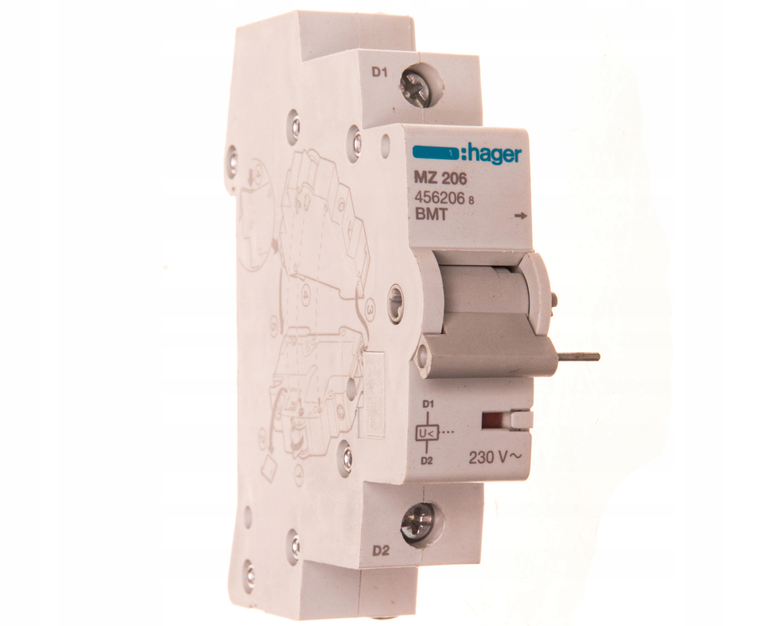 Hager Wyzwalacz podnapięciowy 230VAC MZ206