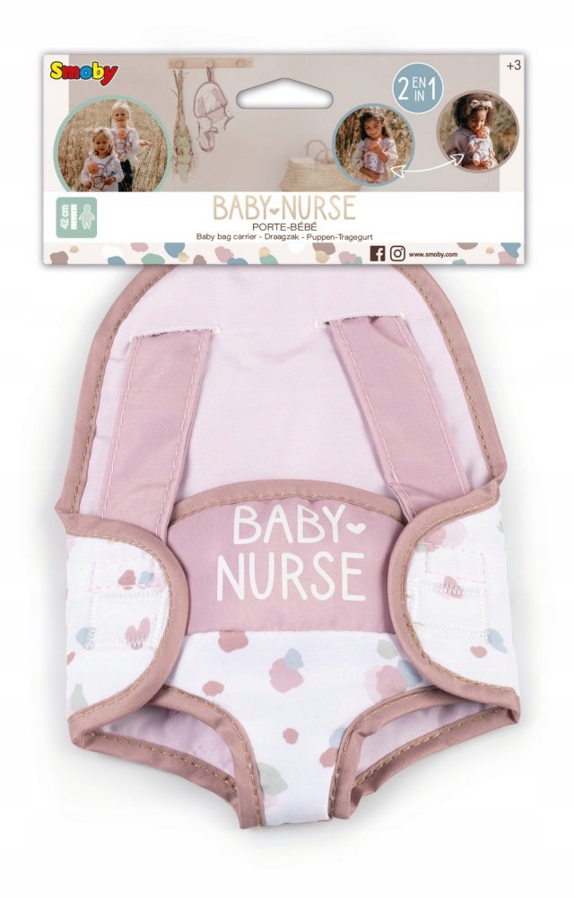 

Nosidełko Dla lalki 42 m Nosidło Baby Nurse Smoby