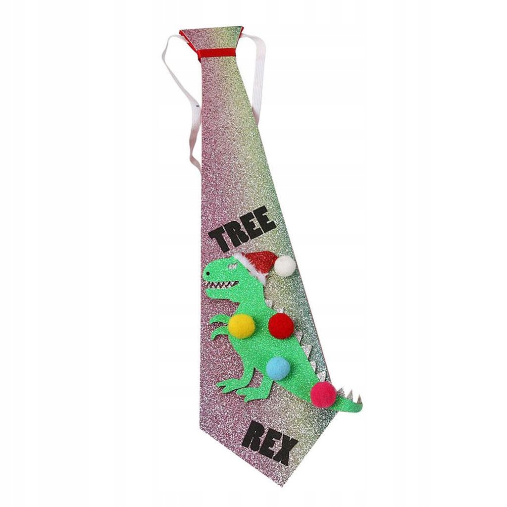 Kid Bowknot Reversible Sequined Necktie Rainbow Materiał dominujący inny