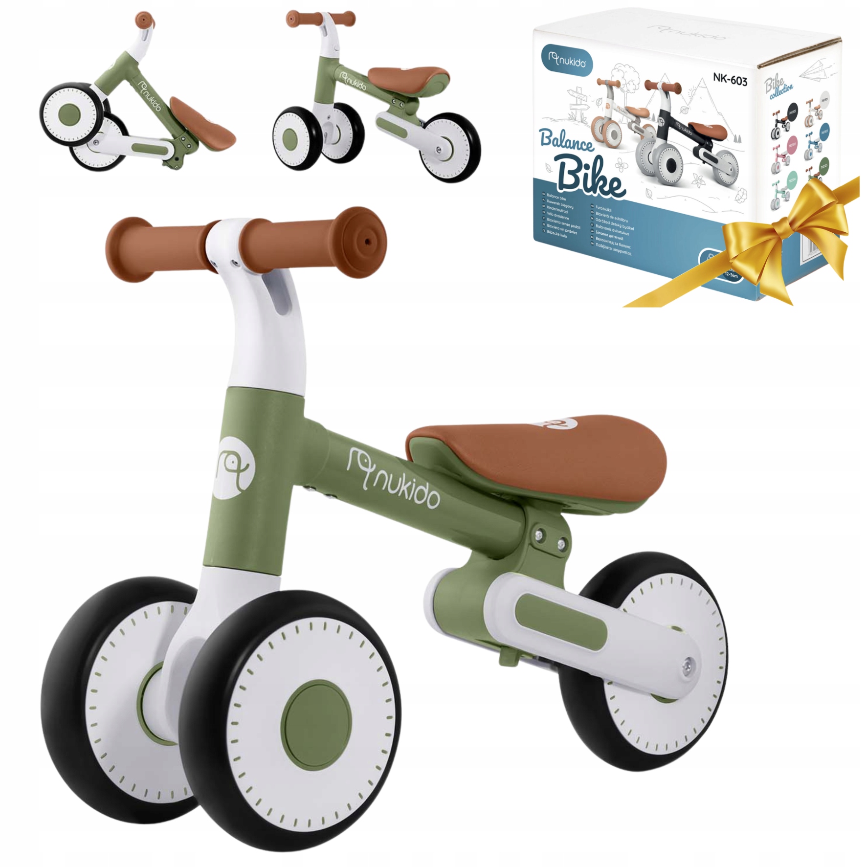 Rowerek Biegowy Trójkołowy Dla Dzieci Jeździk Lekki Na Roczek