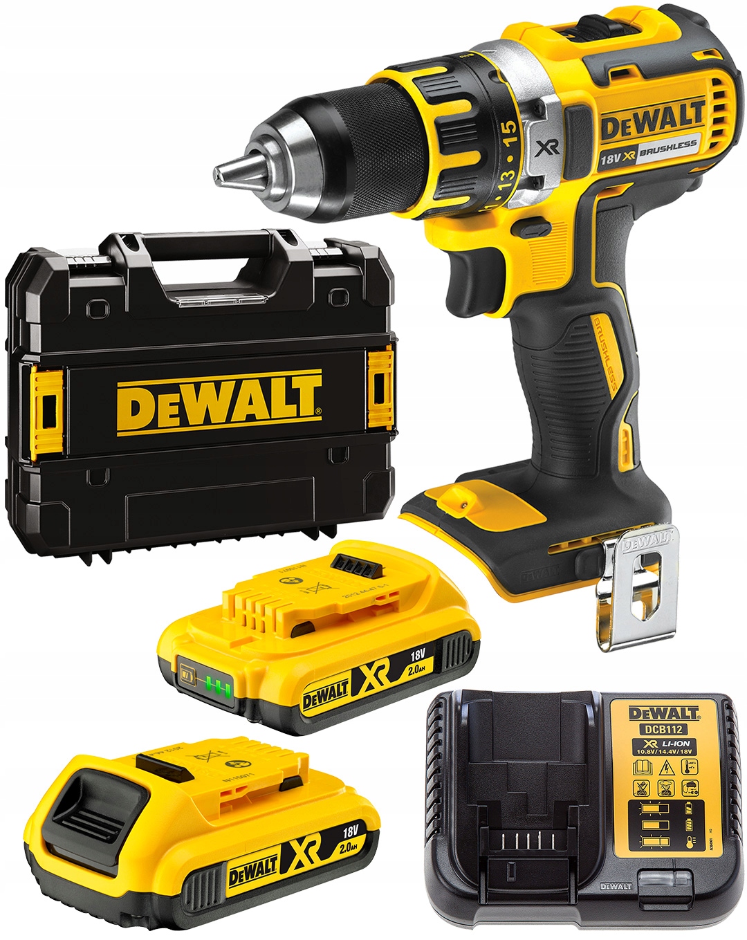 

Wkrętarka Bl 18V 60Nm 2x2Ah DeWALT DCD790D2 Tstak