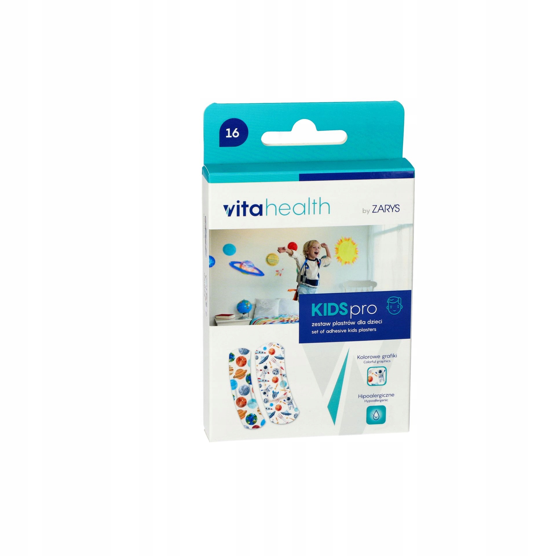 Plastry zestaw plastrów dziecięcych VitaHealth KIDSpro Boys 16 szt.