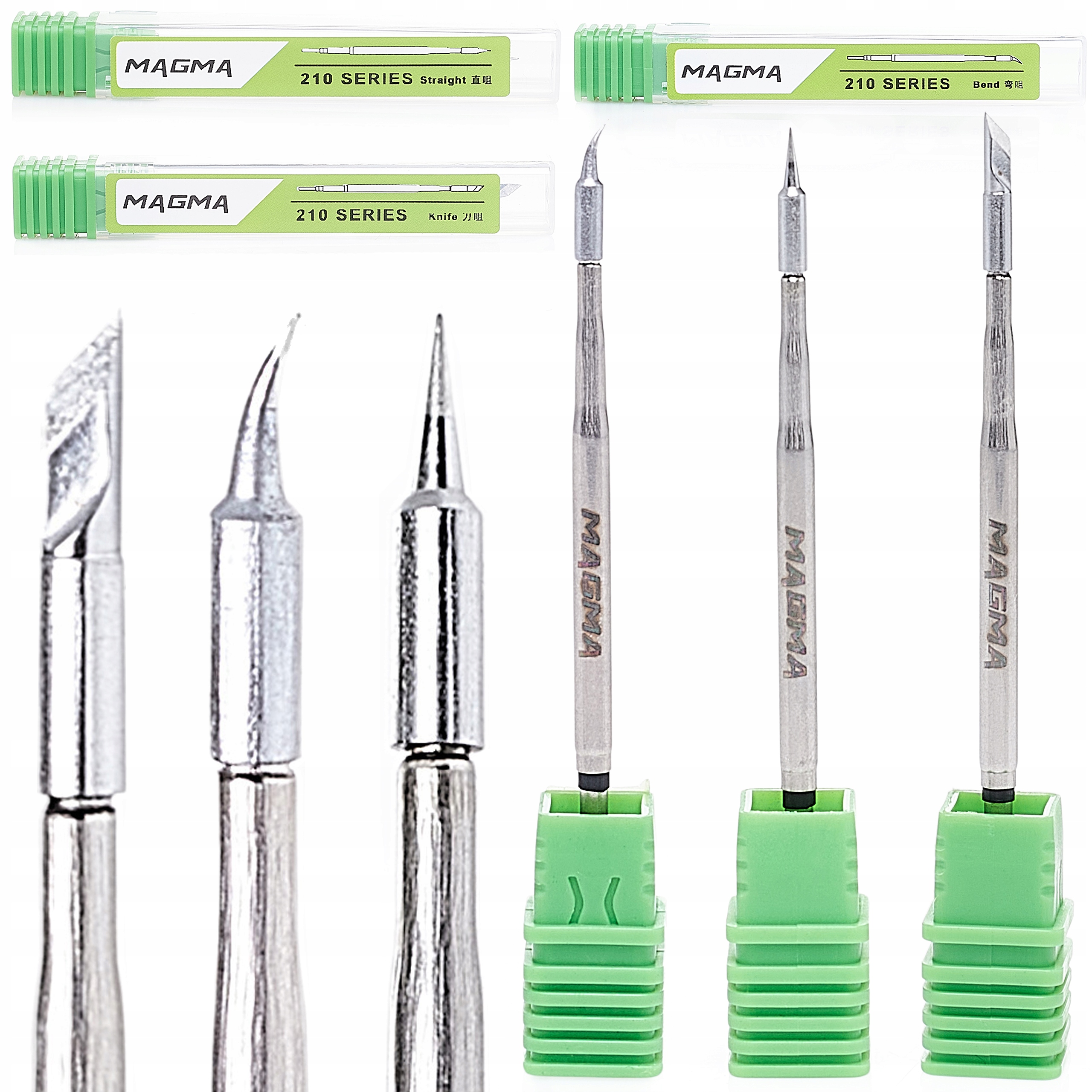 Set 3x Grot Magma 40W C210 I K S Pro Páječku Yihua Aixun Jbc Oss Sugon