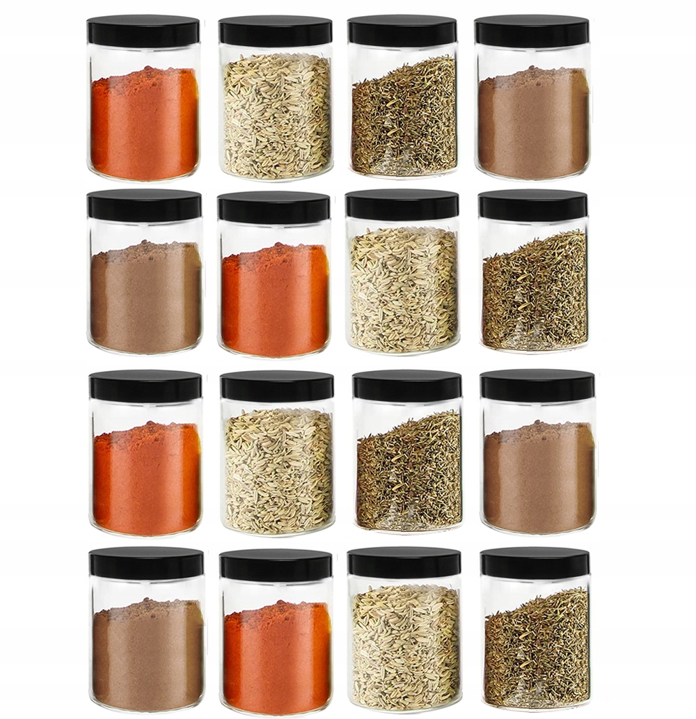 

Słoik pojemnik plastikowy przyprawy 100ml x16
