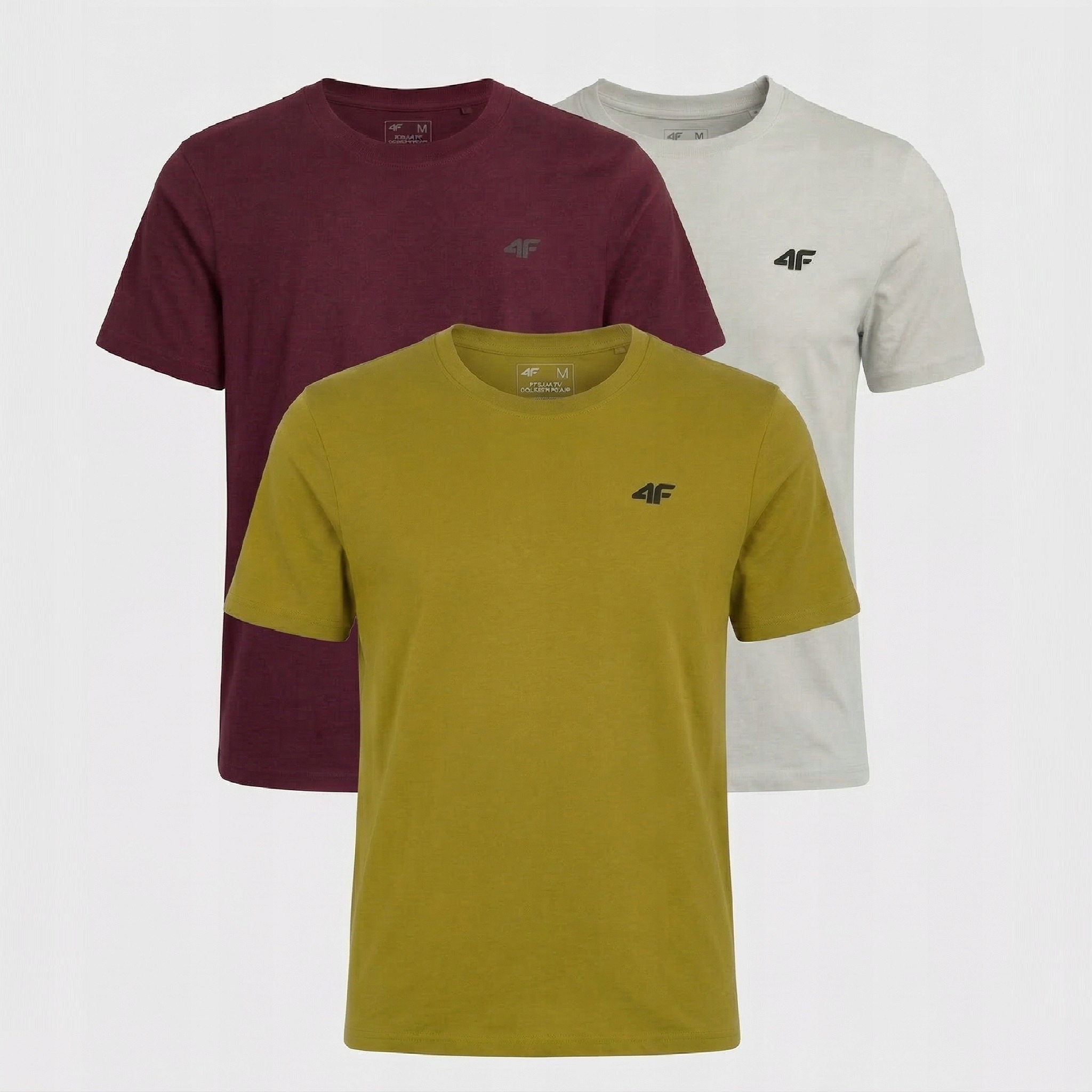 Pánské Tričko 4F Tričko Limitovaná Sada 3 Kusů XL M3948 SS26