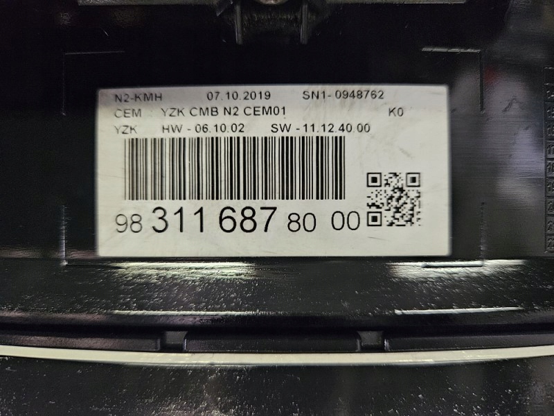 peugeot oe 9831168780