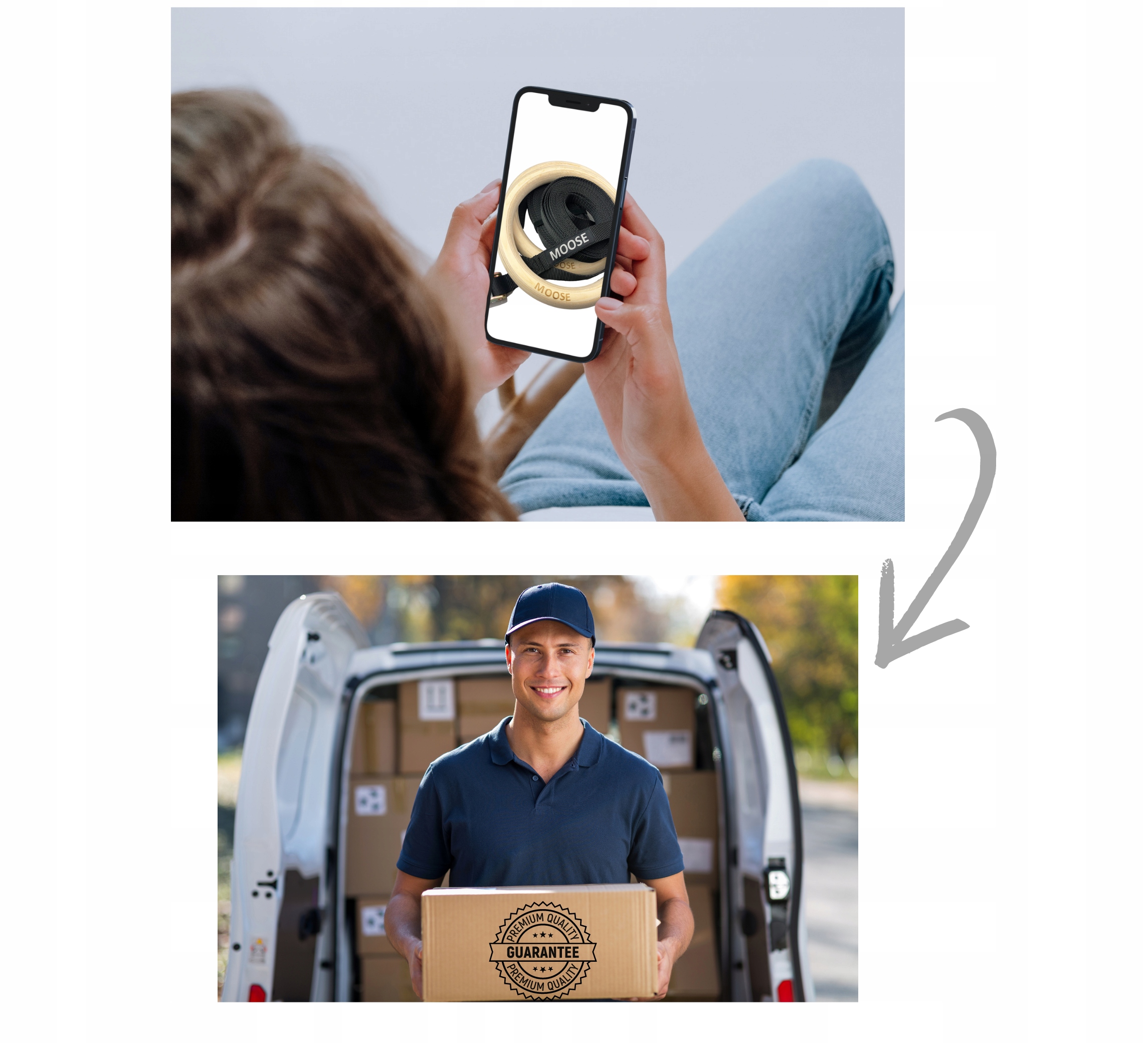 KÓŁKA GIMNASTYCZNE DREWNIANE OBRĘCZE FITNESS MOOSE Sposób montażu inny