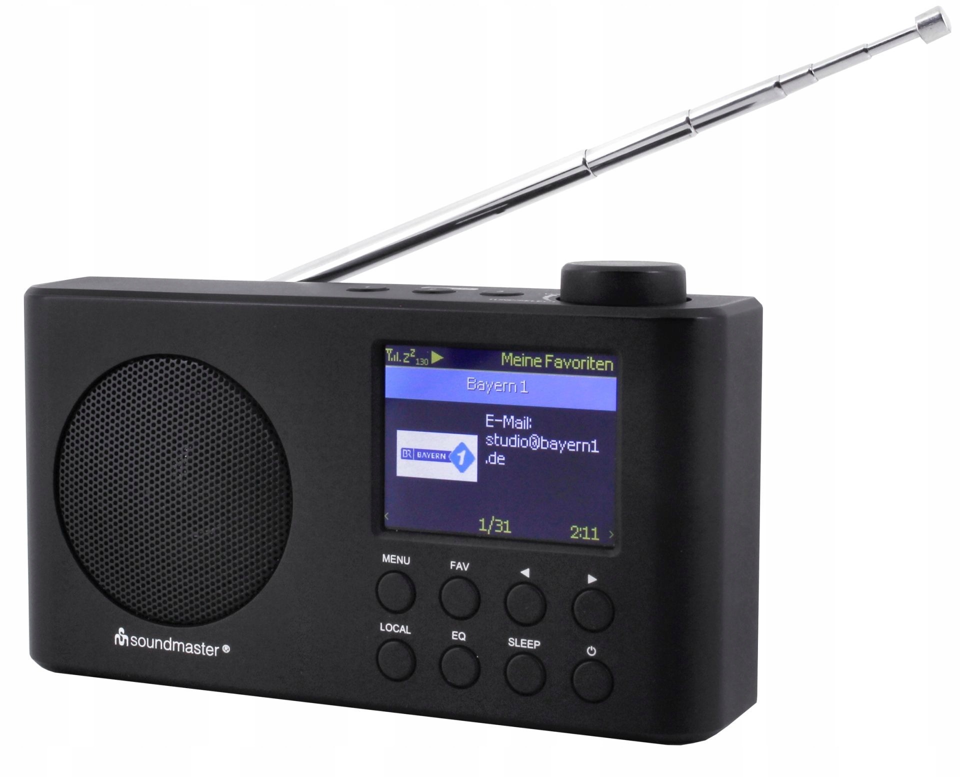 Akumulátorové internetové mini rádio Soundmaster IR6500SW Dab+ Rds