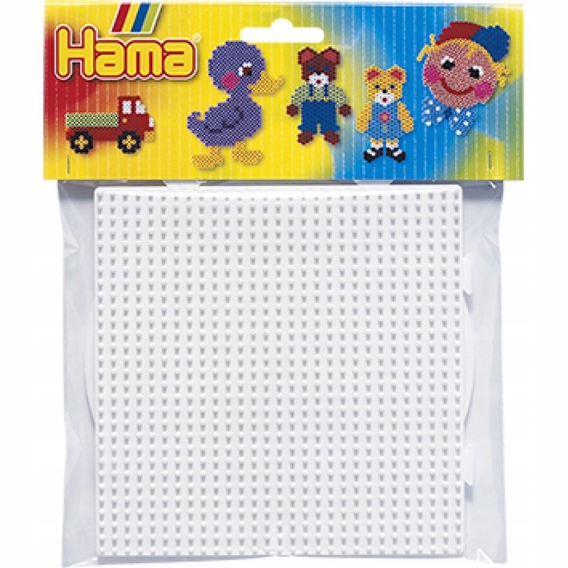 

4453 Koraliki Hama MIDI Podkładka Kwadrat Koło