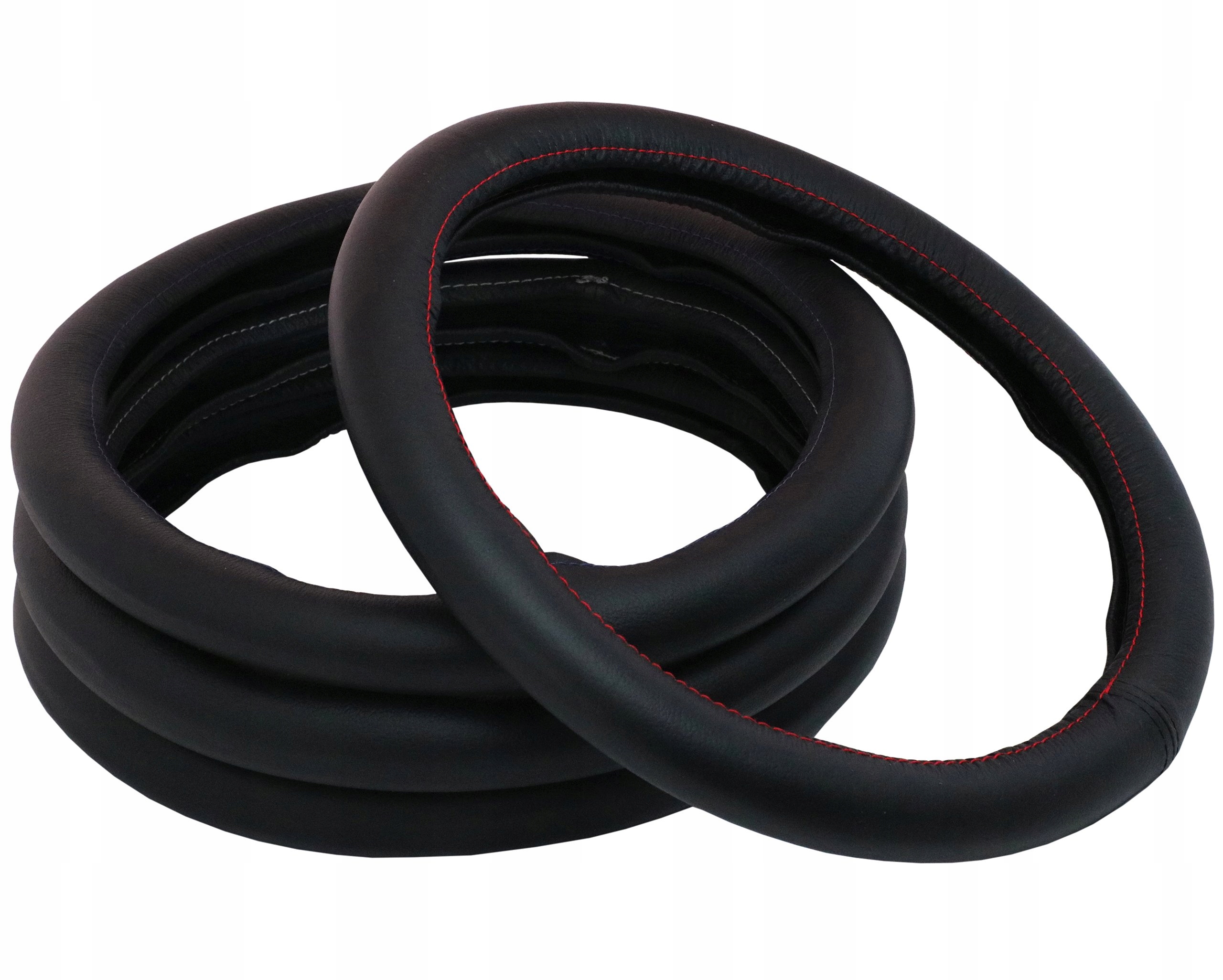 SKÓRZANA NAKŁADKA POKROWIEC NA KIEROWNICE SKÓRA