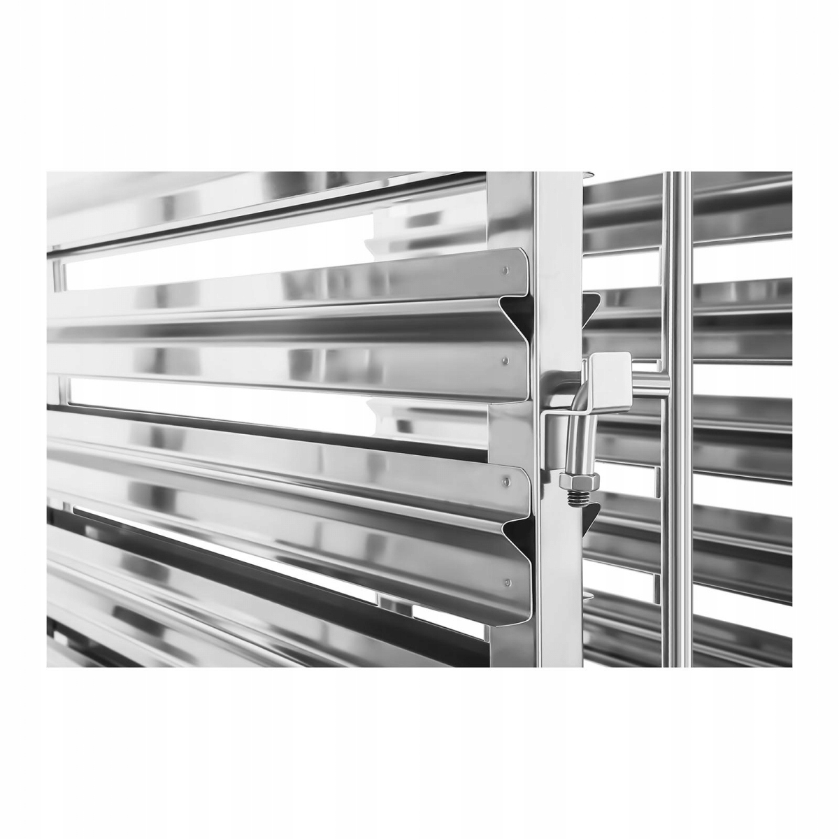 WÓZEK TRANSPORTOWY 16 GN 1/1 150KG ROYAL 10010868 Szerokość produktu 44 cm