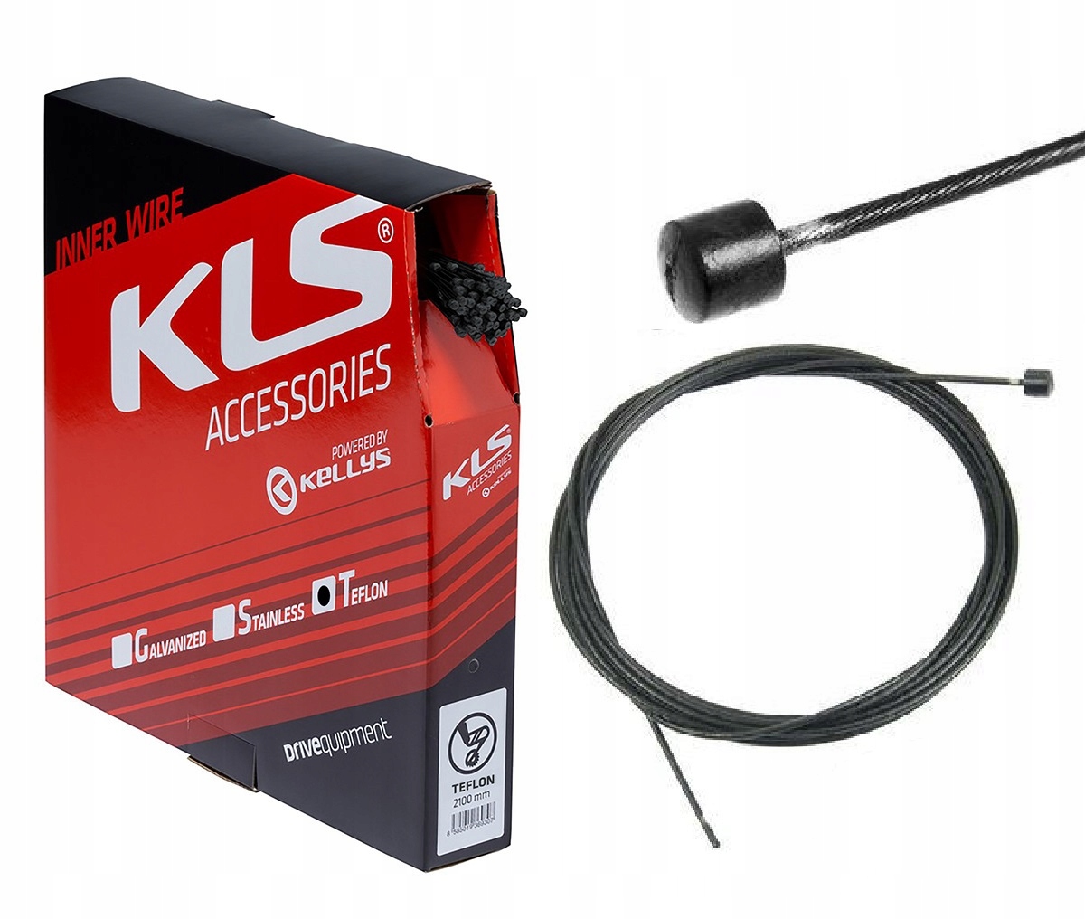 

Linka Przerzutki Kellys 2100mm Teflon Black
