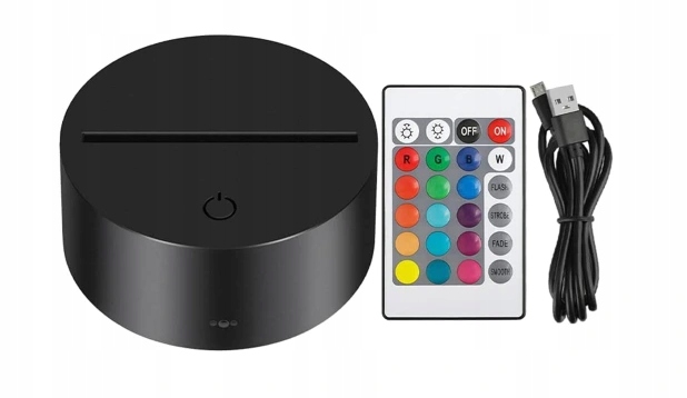 PSI PATROL RUBBLE LAMPKA NOCNA IMIĘ 3D LED PILOT Bohater Psi Patrol