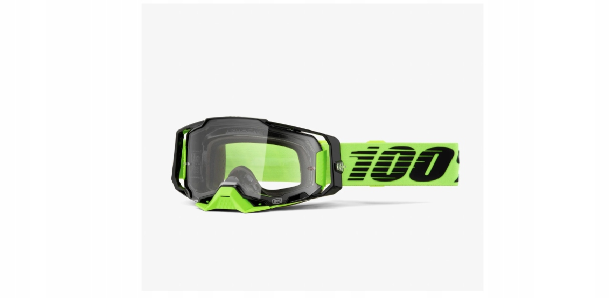 100 % Okuliare Model Armega Model Neon Yellow Clear Lens Farba Žltá