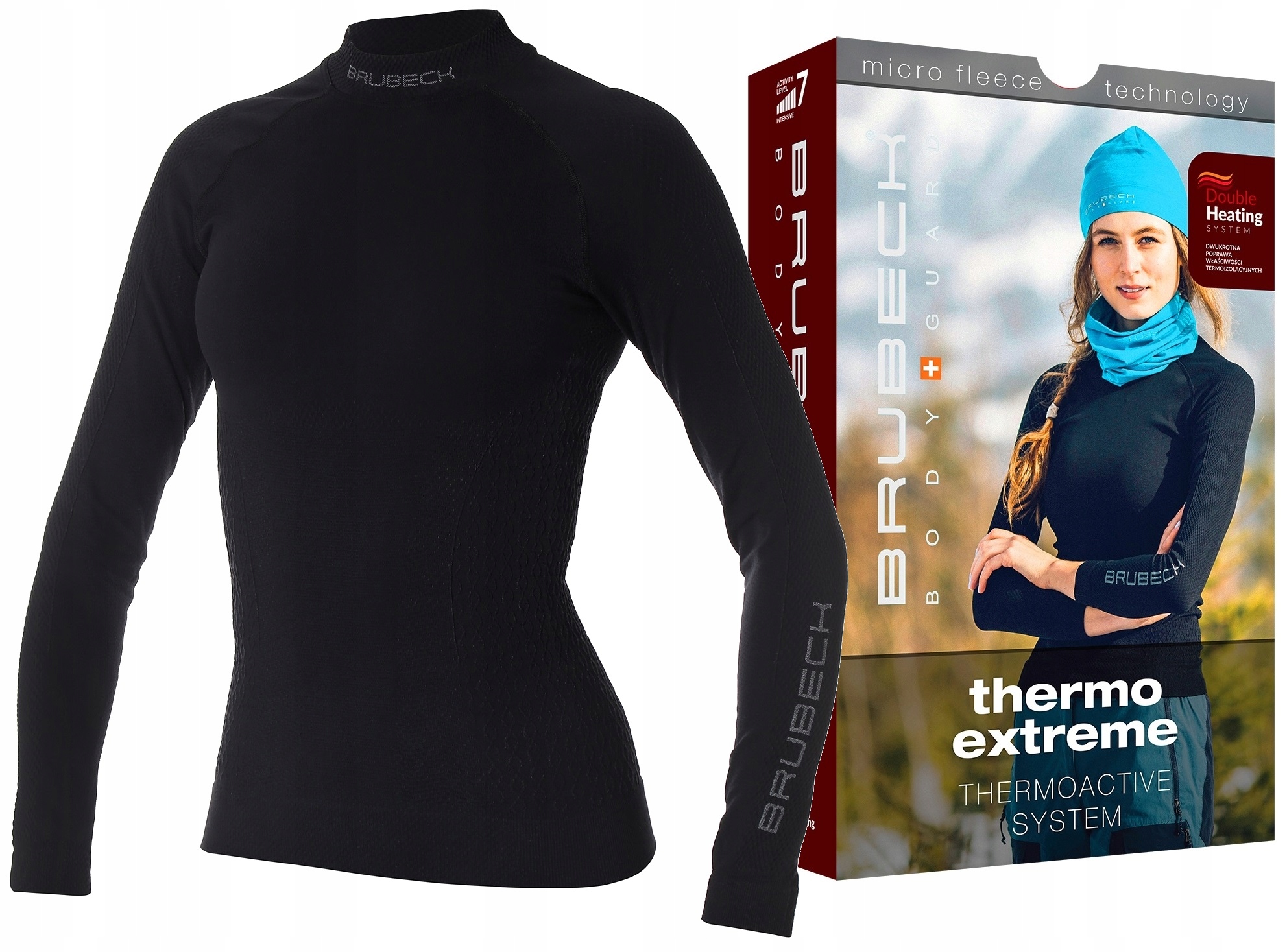 Bluza Termiczna damska termoaktywna komfortowa Brubeck Extreme Thermo