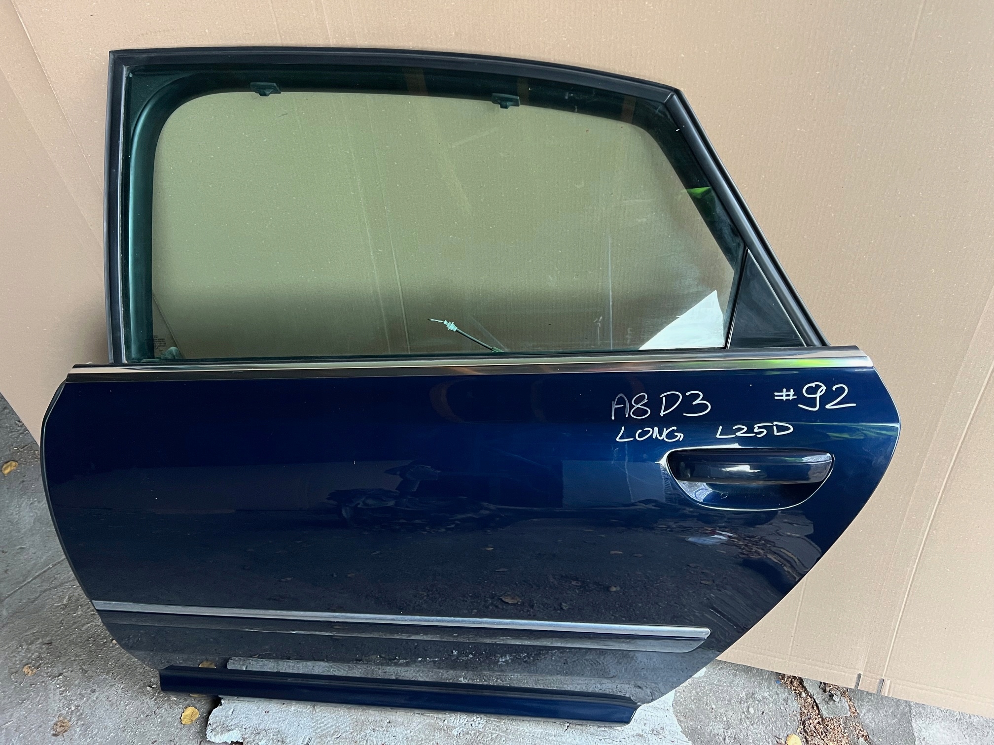 AUDI A8 D3 LONG door left rear. left rear part LZ5D