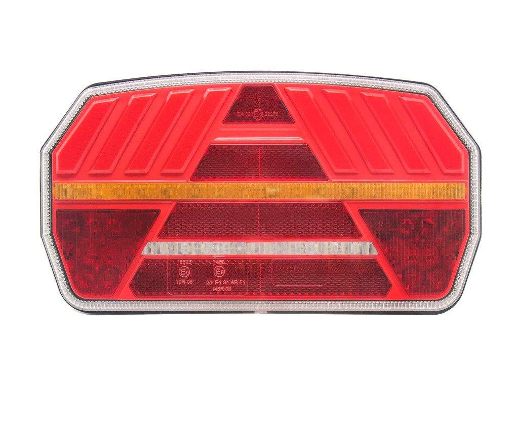 Led zadní světlo 12/24V s pravým trojúhelníkem