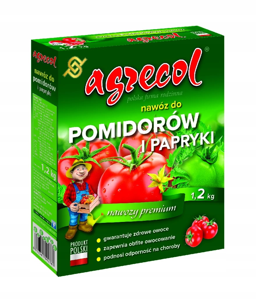 

Nawóz do pomidorów i papryki 1,2kg /Agrecol/