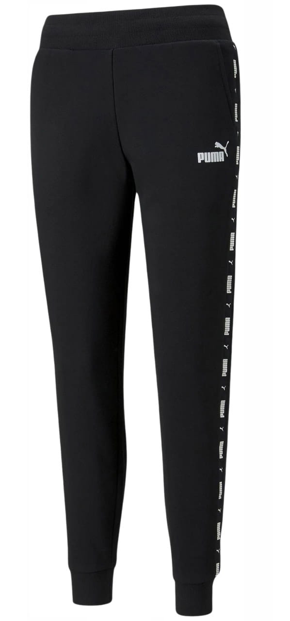 SPORTOWE SPODNIE DRESOWE DRESY DAMSKIE BAWEŁNIANE JOGGERY PUMA M Stan (wysokość w pasie) średni