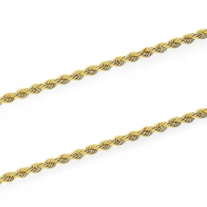 Řetízek zlatý 585, pevná, plná vazba Korda R45 pro přívěsek 3.46g 14kt