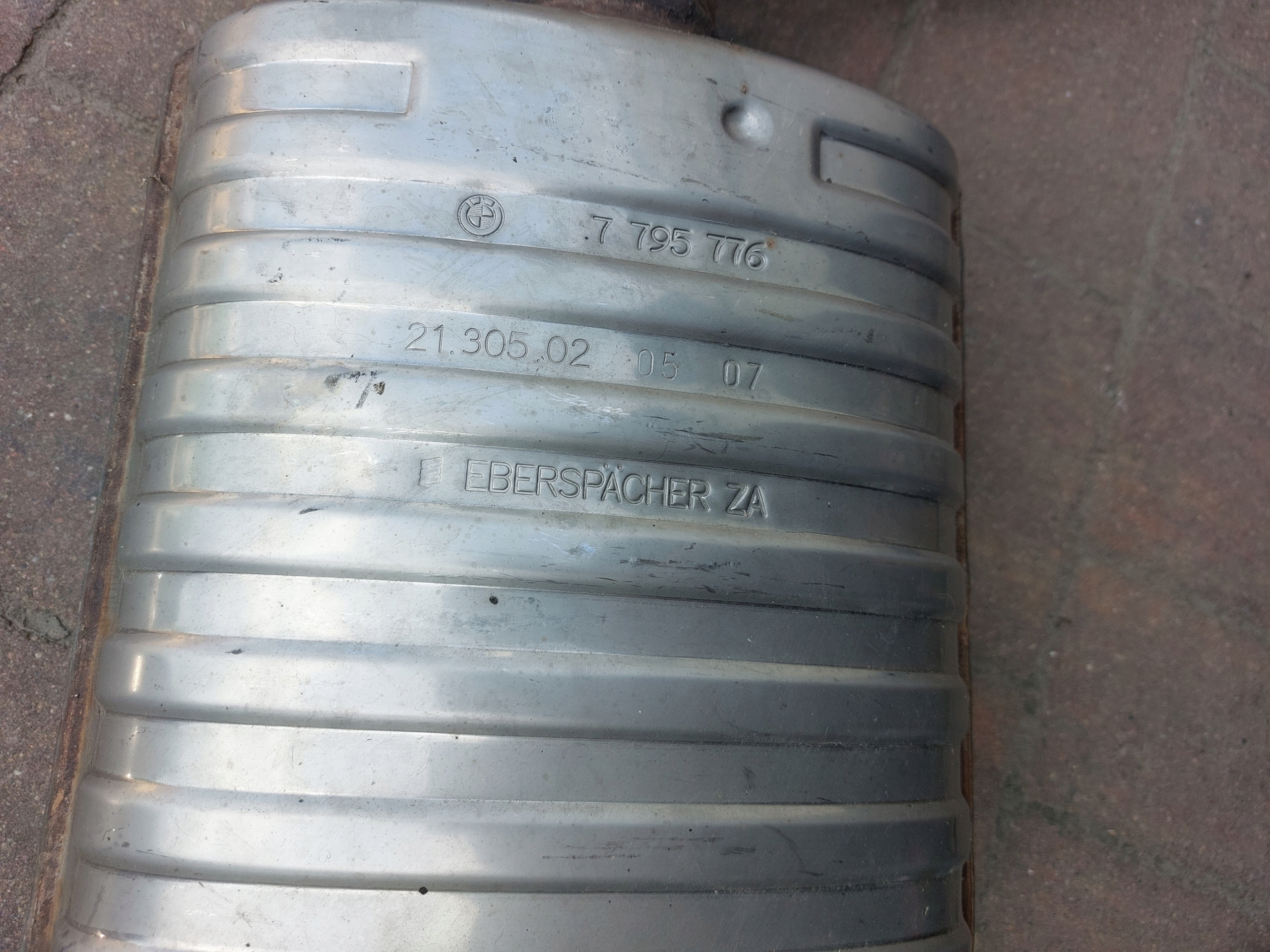 muffler, exhaust BMW E90 DIESEL 7795776 7795777